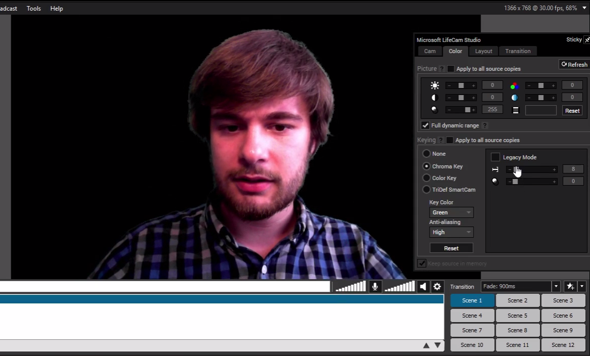 free webcam chroma key software